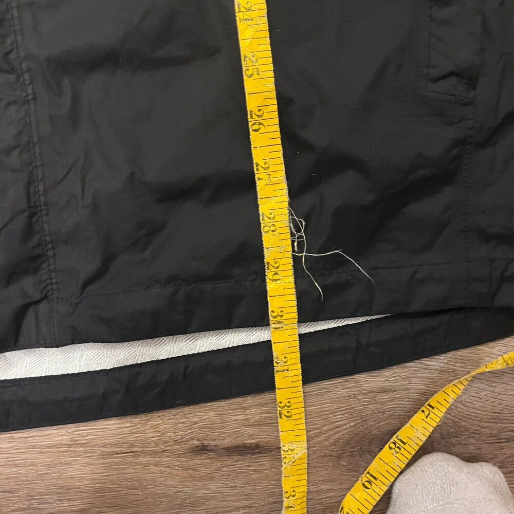 The North Face HyVent 2.5L Rain Jacket Black Hooded Waterproof Shell Men's XL - Picture 6 of 7